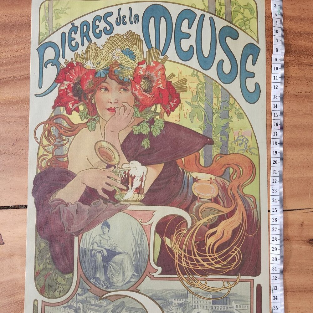 Printemps on vinyl canvas